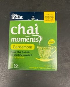 “Tea India Chai Moments Cardamom – Authentic Indian Spiced Tea for a Soothing Experience